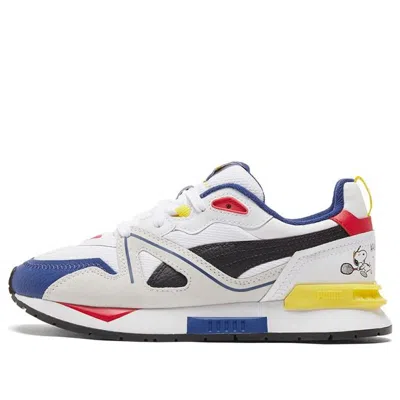 Puma Peanuts Mirage Mox Jr (big Kids) Snoopy White/blue In Animal Print