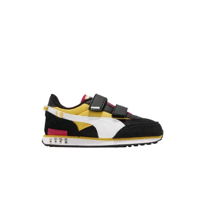 Pre-owned Puma Peanuts X Future Rider V Infant 'crew' | Black | Infant Size 7