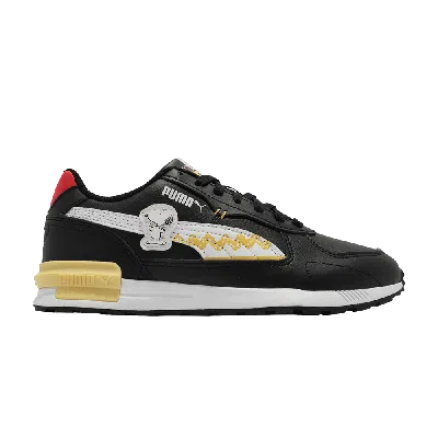 Pre-owned Puma Peanuts X Graviton Big Kid 'snoopy' In Black
