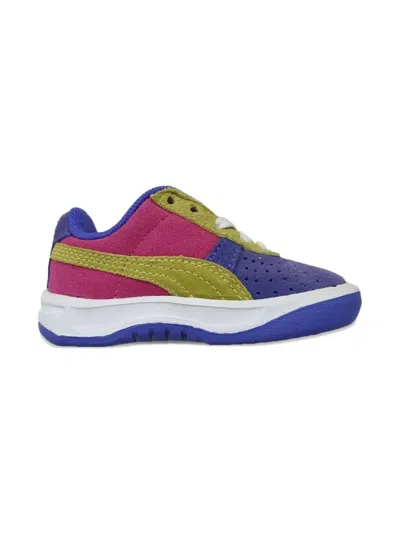 Puma Babies' Perforated Suede Trainers In Purple