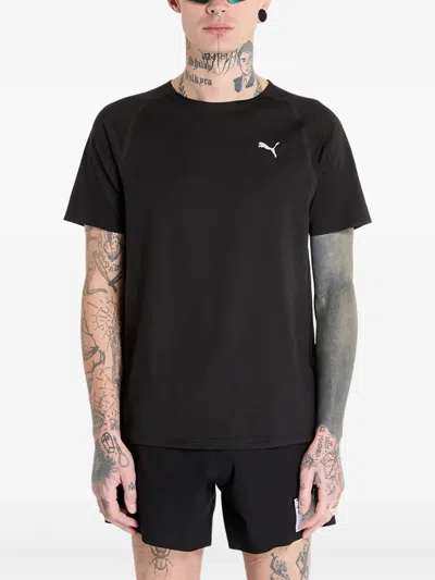 Puma Performance Short-sleeve T-shirt In Black