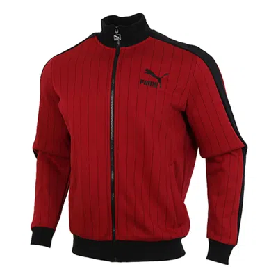 Puma Pinstripe Jacket 'red'