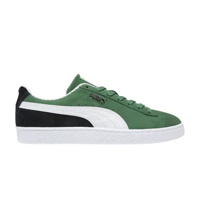 Pre-owned Puma Pinstripe Sports Club X Suede 'vine Black' | Green | Men's Size 12