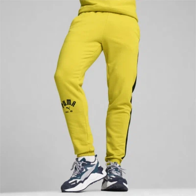 Puma Play Loud T7 Men's Sweatpants In Fresh Pear
