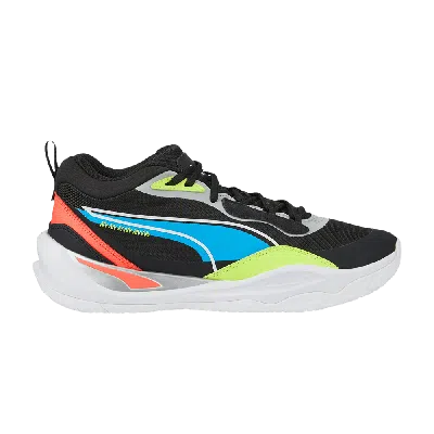 Pre-owned Puma Playmaker Pro 'jet Black Lime Squeeze'