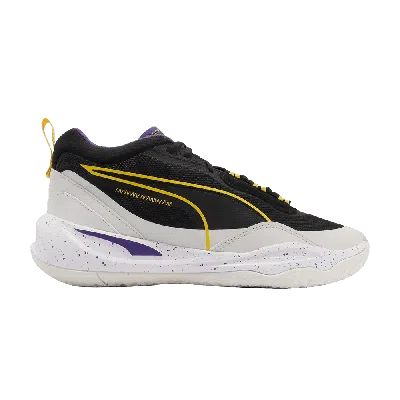 Pre-owned Puma Playmaker 'spray - Lakers' In Black