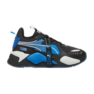 Pre-owned Puma Playstation X Rs-x Big Kid 'black Team Royal' | Kid's Size 4