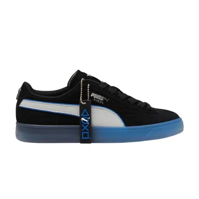Pre-owned Puma Playstation X Suede Big Kid 'black Glacial Grey' | Kid's Size 5.5