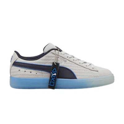 Pre-owned Puma Playstation X Suede Big Kid 'glacial Grey' | Kid's Size 6