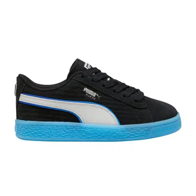 Pre-owned Puma Playstation X Suede Little Kid 'black Glacial Grey' | Kid's Size 13