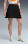 Puma Pleated Miniskirt In Black