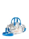 Puma Pocket Bag Woman Silver In Blue