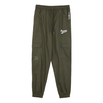 Puma Pocket Cuff Shorts 'olive Green'