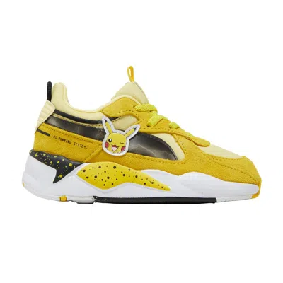 Pre-owned Puma Pokémon X Rs-x Infant 'pikachu' | Yellow | Infant Size 7