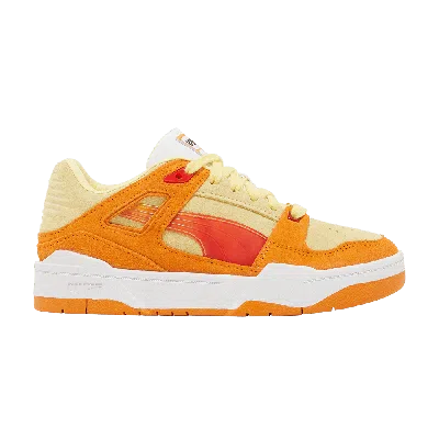 Pre-owned Puma Pokémon X Slipstream Lo Jr 'charmander' In Orange
