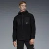 Puma Polar Fleece Hooded Jacket Men In Black