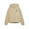 Puma Polar Fleece Hooded Jacket Women In Neutral
