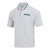 Puma Polo Shirts 'grey' In White