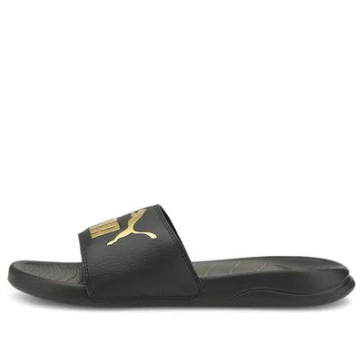 Puma Popcat 20 Slide 'black Gold' In Multi