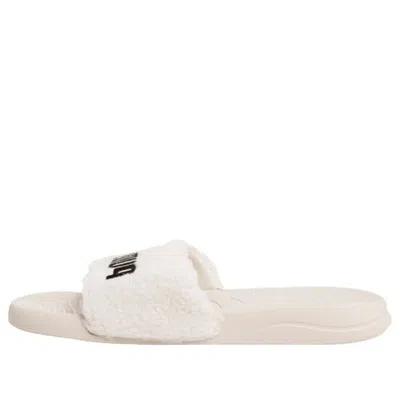 Puma Popcat 20 White Velvet Slippers