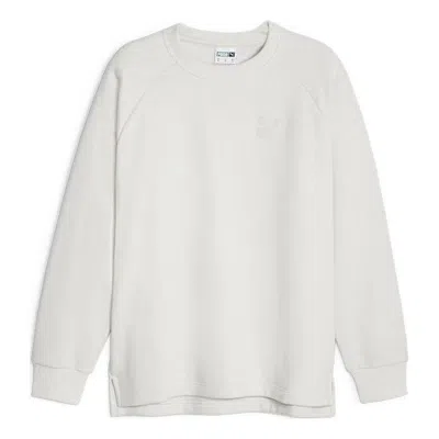 Puma Popular Series Classics Textured Crew Neck Shirt 'white'