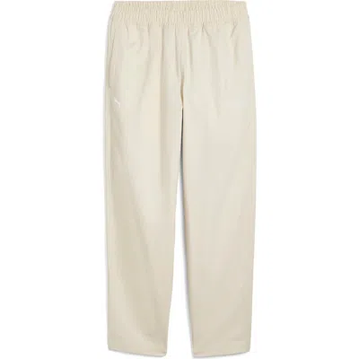 Puma Porsche League Elastic Waist Cotton Pants In Neutral