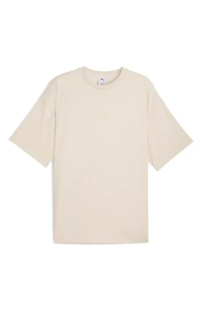 Puma Porsche League Oversize Cotton T-shirt In Neutral