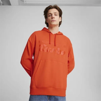 Puma Porsche Legacy Ess Men's Hoodie In Redmazing