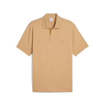 Puma Porsche Legacy Ess Men's Polo Shirt In Brown