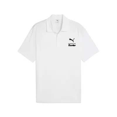 Puma Porsche Legacy Essentials Men's Polo Shirt In White
