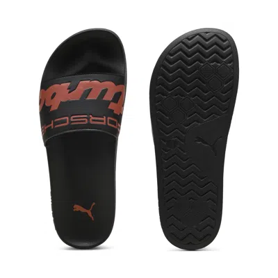 Puma Porsche Legacy Leadcat 2.0 Sandals In Black