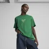 Puma Porsche Legacy Lifestyle Men's Graphic T-shirt In Green