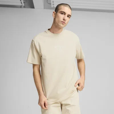 Puma Pl Lifestyle Graphic T-shirt In White