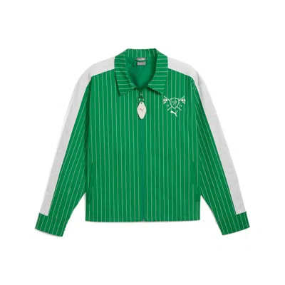 Puma Porsche Legacy Lifestyle Men's Jacket In Green