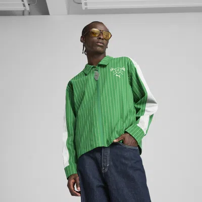 Puma Porsche Legacy Lifestyle Men's Jacket In Green