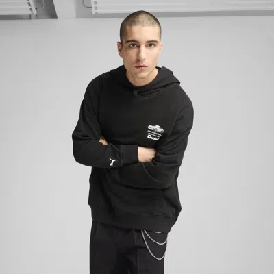 Puma Porsche Legacy Men's Graphic Hoodie In Black