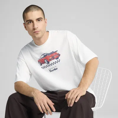 Puma Porsche Legacy Men's Graphic T-shirt 3 In White