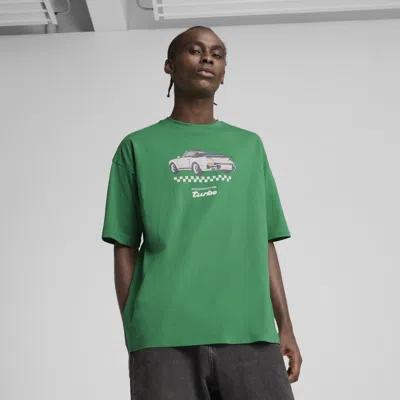 Puma Porsche Legacy Men's Graphic T-shirt 3 In Green