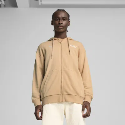 Puma Porsche Legacy Men's Graphic Hoodie In Brown