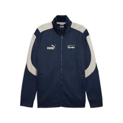 Puma Porsche Legacy T7 Men's Motorsport Track Jacket In Blue