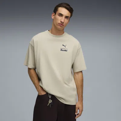 Puma Porsche Legacy Turbo Men's Graphic T-shirt In Neutral