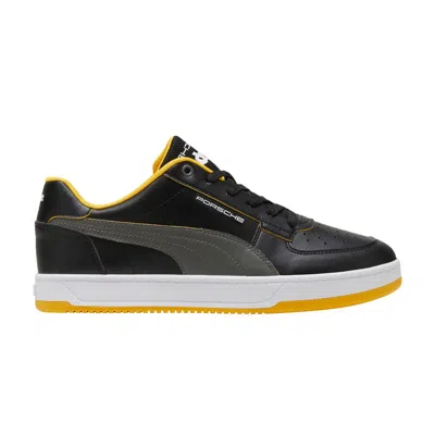Pre-owned Puma Porsche Legacy X Caven 2.0 'black Grey Yellow' | Men's Size 11