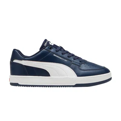 Pre-owned Puma Porsche Legacy X Caven 2.0 'navy White' | Blue | Men's Size 11.5