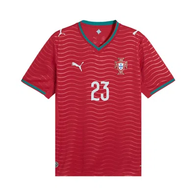 Pre-owned Puma Portugal 2026 Home Player Jersey Ronaldo Version 'club Red/green Lagoon' | Men's Size Xxl