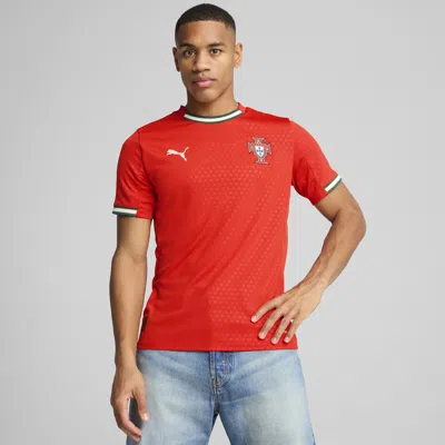 Puma Portugal '25 Home Replica Men's Soccer Jersey In Red