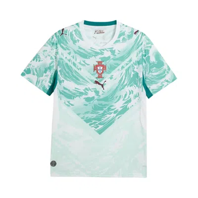 Pre-owned Puma Portugal Away Kit ' White-green Lagoon' | Men's Size Xl