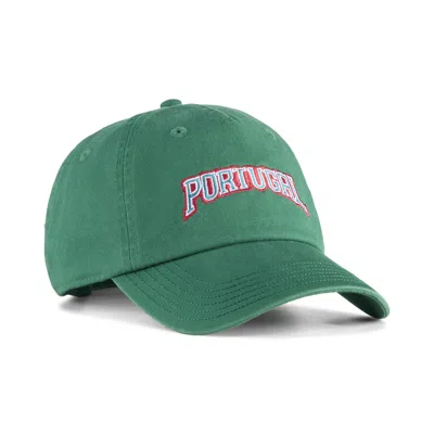 Puma Portugal Ftblculture Adjustable Hat In Green