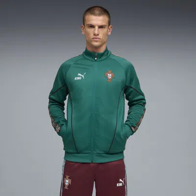 Puma Portugal King Anthem Men's Soccer Jacket In Green