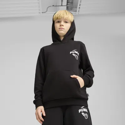 Puma Posterize Basketball Big Kids' Hoodie In Black