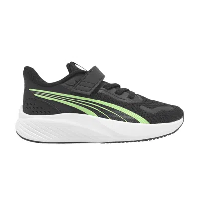Pre-owned Puma Pounce Lite Ac+ Little Kid 'black Spring Fern' | Kid's Size 2